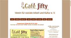 Desktop Screenshot of cafe-fifty-obernburg.de