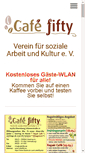Mobile Screenshot of cafe-fifty-obernburg.de
